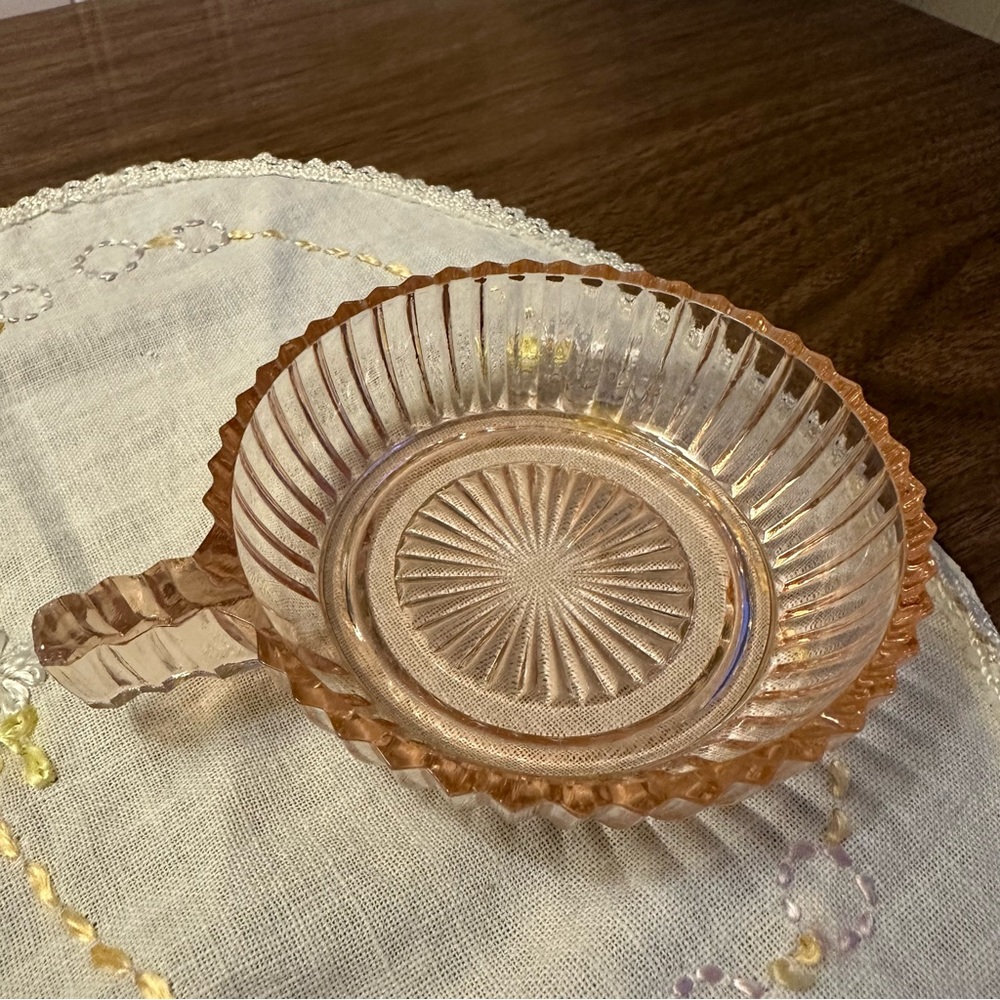 Queen Mary Pink Depression Glass 4” Bowl - Vintage Charm for Trinkets or Altar